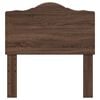 vidaXL T&ecirc;te de lit Ch&ecirc;ne brun 75 cm Bois d'ing&eacute;nierie