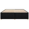 vidaXL Cadre de lit sans matelas noir 180x200 cm tissu