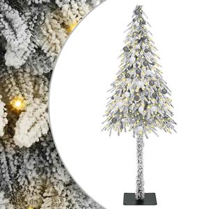 vidaXL Sapin de No&euml;l avec 300 LED Blanc 210 cm PE et Acier