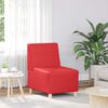 vidaXL | Unit&eacute; de Sofa Modulaire Sans Accoudoirs | Rouge 55 x 74 x 82 cm