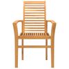 vidaXL Chaise de salle &agrave; manger 4 pcs Marron 62 x 55 x 94 cm