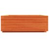 vidaXL Jardini&egrave;re cire marron 70x70x26,5 cm bois de pin massif