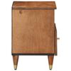 vidaXL Tables de chevet 2 pcs 40x33x46 cm Bois de manguier solide