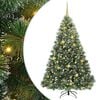 vidaXL Sapin de No&euml;l artificiel avec 300 LED Vert 180 cm PE et PVC