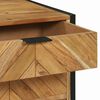 vidaXL Buffet 70 x 35 x 75 cm Bois d'acacia massif