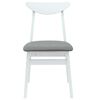 vidaXL Chaises de salle &agrave; manger 2 pcs Blanc 42 x 47.5 x 81 cm