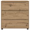 vidaXL Armoire de rangement Ch&ecirc;ne artisanal 80 x 31 x 81 cm