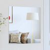 vidaXL Miroir mural Carr&eacute; 60 x 60 cm verre tremp&eacute;