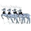 vidaXL Rennes de No&euml;l 4 pcs Blanc 80 LED