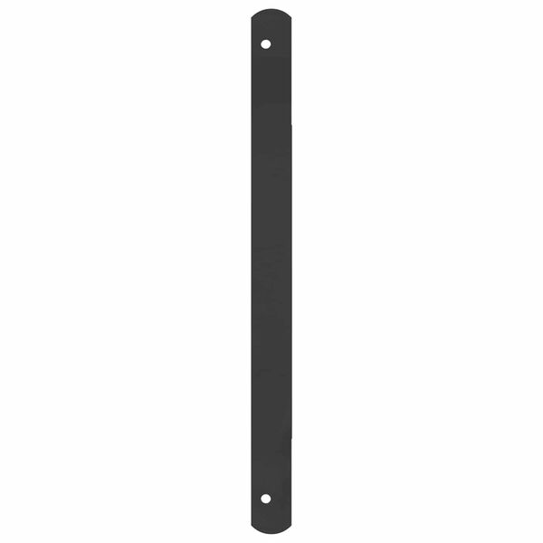 vidaXL Grille de Fen&ecirc;tre Noir 116 x 45 cm Acier enduit de poudre