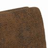 vidaXL Chaises de Salle &agrave; Manger avec Roues 2 pcs Marron