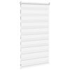 vidaXL Store z&egrave;bre blanc 70x100 cm largeur du tissu 65,9 cm polyester