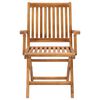 vidaXL Chaises de jardin lot de 2 et coussins gris Bois de teck massif