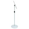 vidaXL Stand de Poster sur Pied Argent&eacute; 33 x 33 x 123 cm PVC et Acier