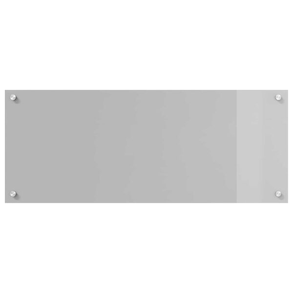 vidaXL Protection de cuisine Gris clair 100 x 40 cm verre tremp&eacute;
