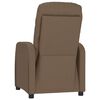 vidaXL Fauteuil de massage Marron Tissu