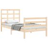 vidaXL Cadre de lit sans matelas 100x200 cm bois massif