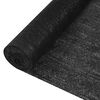 vidaXL Filet brise-vue Noir 2x25 m PEHD 195 g/m&sup2;