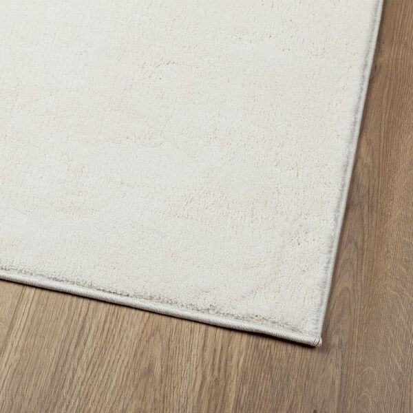 vidaXL Tapis OVIEDO &agrave; poils courts cr&egrave;me 200x200 cm