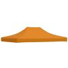 vidaXL Toit de tente de réception 4x3 m Orange 270 g/m²