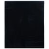 vidaXL Film de fen&ecirc;tre statique d&eacute;poli noir 90x2000 cm PVC