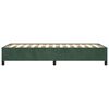 vidaXL Cadre de lit sans matelas vert foncé 80x200 cm velours