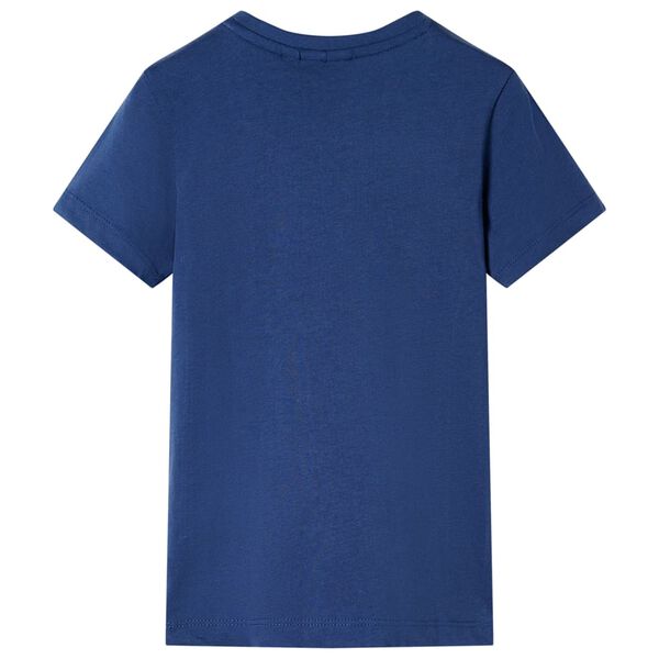 T-shirt pour enfants bleu foncé 140