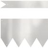 vidaXL Bordure de Pelouse 30 pcs Argent 100 x 0.05 x 20 cm