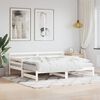 vidaXL Lit de jour et lit gigogne sans matelas 90x190 cm bois massif