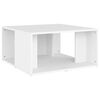 vidaXL Tables basses 4 pcs blanc 33x33x33 cm bois d'ingénierie