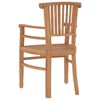 vidaXL Ensemble &agrave; manger de jardin 3 pcs Bois de teck massif