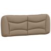 vidaXL Cadre de lit sans matelas Hvar cappuccino 120x200 cm similicuir
