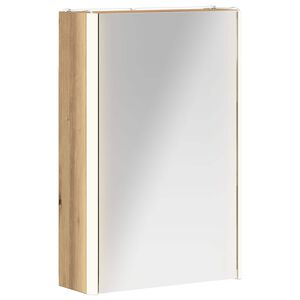 vidaXL Armoire Miroir de Salle de Bain Ch&ecirc;ne artisanal