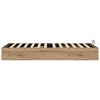 vidaXL Cadre de lit ottoman Ch&ecirc;ne artisanal 193 x 120 x 25 cm