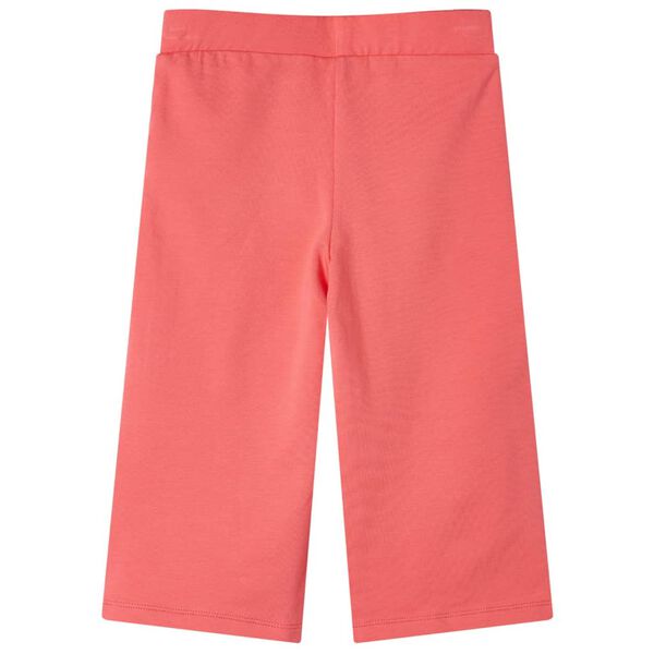 Pantalon &agrave; jambes larges pour enfants corail 104