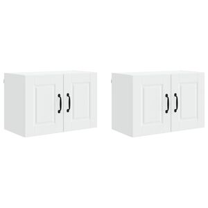 vidaXL Panneau de lave-vaisselle 2 pcs Blanc 60 x 31 x 40 cm