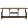 vidaXL Meuble TV Bois Ancien 100 x 35 x 45 cm Bois d'ing&eacute;nierie et fer