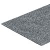 vidaXL Tapis d'escalier autocollants 15 pi&egrave;ces 76 x 20 cm Gris clair Rectangulaire