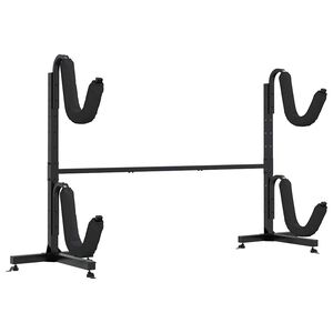 vidaXL Porte-kayak pour 2 kayaks 250x57x127,5 cm acier