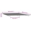 vidaXL Cadre de lit sans matelas 140x190 cm bois de pin massif