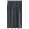 vidaXL Rideaux occultants 2 pcs Gris clair 140 x 140 cm Velours