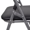 vidaXL Chaises pliables lot de 6 similicuir