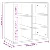 vidaXL Armoire &agrave; chaussures noir 52,5x30x50 cm