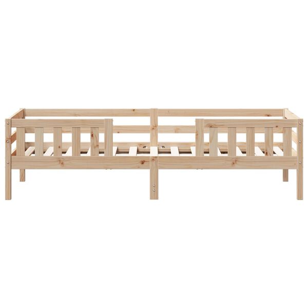 vidaXL Cadre de lit sans matelas 90x190 cm bois de pin massif