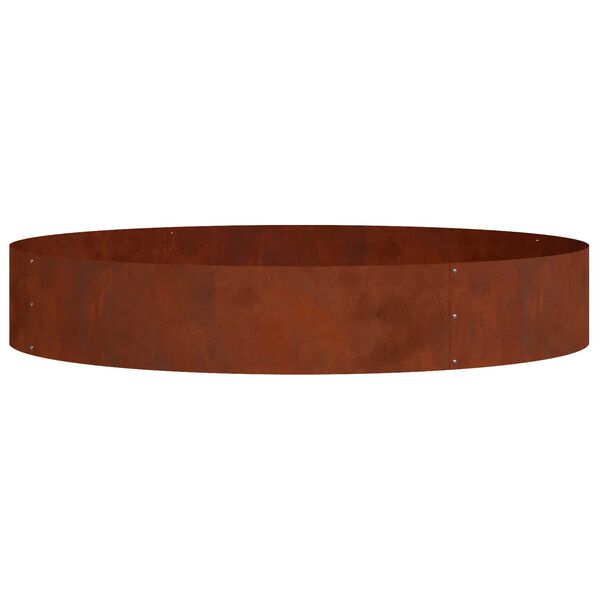 vidaXL Anneau de jardini&egrave;re 5 pcs Marron 120 x 120 x 20 cm
