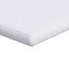 vidaXL Surmatelas Blanc 140 x 200 cm Tissu Jacquard
