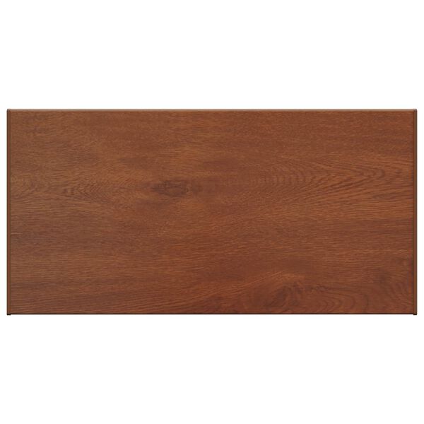 vidaXL Appui de fen&ecirc;tre Bois Brun 80 x 40 x 4,5 cm PVC
