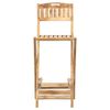 vidaXL Chaises de bar de jardin pliables lot de 2 Bois manguier solide