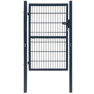 vidaXL Portillon Acier 100x200 cm Anthracite
