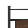 vidaXL Cadre de lit sans matelas ch&ecirc;ne marron 200x200 cm